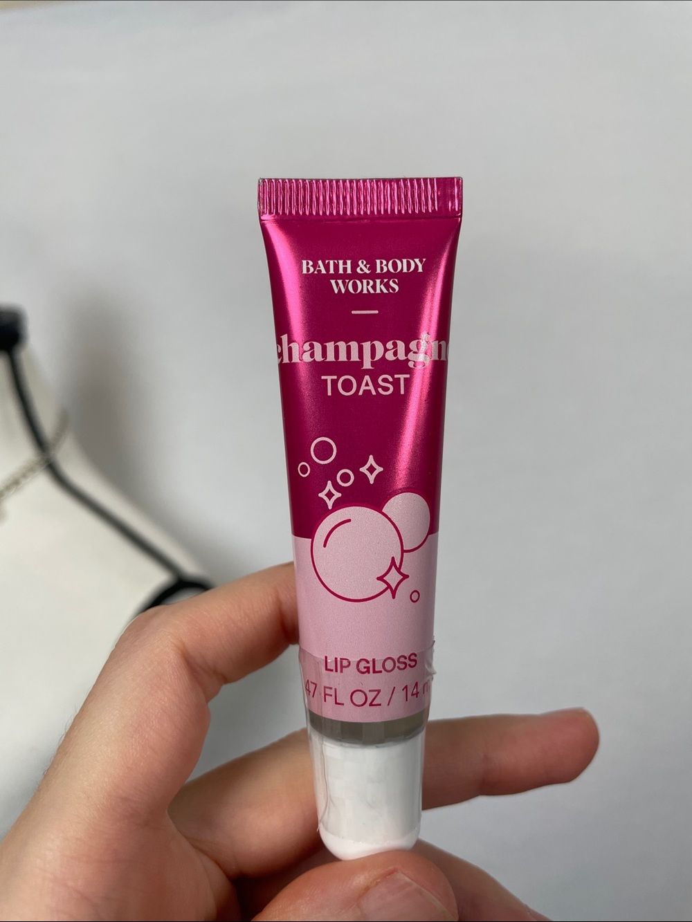 🖤5/$25 Bath & Body Works Champagne Toast Lip Gloss — Fuchsia and Light Pink